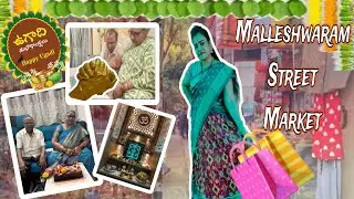 Ugadi Celebration ll Banglore Malleshwaram ll Street Shopping Vlog ll #diml #viral #vlogs #shopping