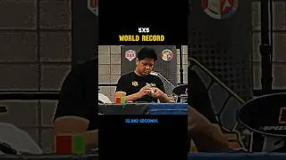 5x5 cube world record by max park in 32.882 seconds #shorts