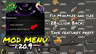 [NEW] MOD MENU 1.20.9 HMZ | LAST DAY ON EARTH: SURVIVAL