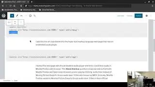 HTML5 Audio Player Not Working - in Firefox Web Browser