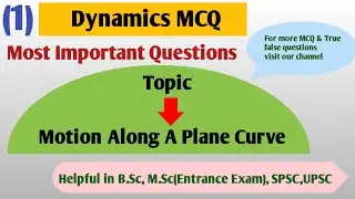 Dynamics| Multiple Choice Questions| M.Sc Maths Entrance