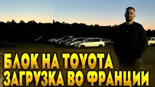 Чуть не получил БЛОК на TOYOTA! Эту загрузку и выгрузку автовозчики НЕ ЛЮБЯТ! Загрузка во Франции