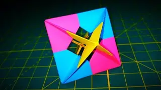 Origami gyroscope. (Гироскоп оригами)