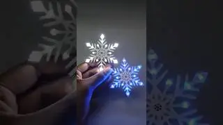 How to make LED SNOWFLAKE ❄️❄️ 