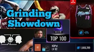 Grinding Showdown For Top 100 Rewards in NBA Live Mobile (NBA Live Mobile)