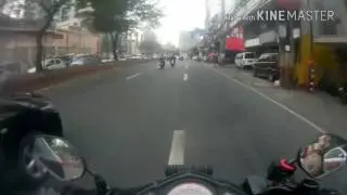 Motorcycle accident | caught in Pasig area