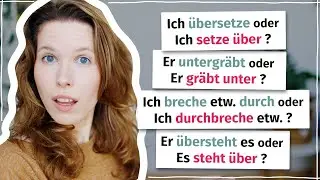(Un)trennbare Verben für Profis (C1, C2)