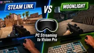 Steam Link vs Moonlight PC Streaming to Vision Pro