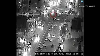 Видео наезда автомобиля на сотрудника ГИБДД в центре Москвы