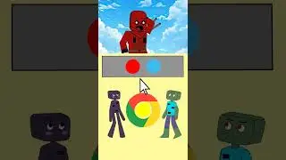 DEADPOOL x ENDERMAN x STEVE Complete Logo? #animation #roblox