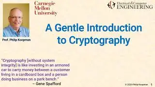 L35 A Gentle Introduction To Cryptography