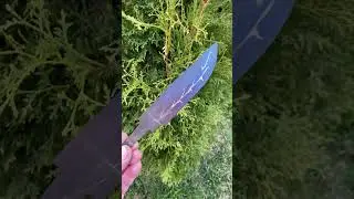 Ламинатный дамаск в клинках