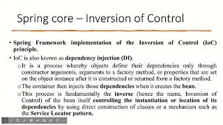 Spring Core IOC Part2 xml based