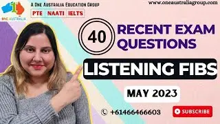 Listening Fill in the Blanks| May 2023 Prediction|40 Most Important PTEListening