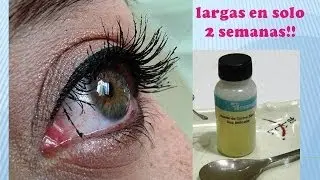 PESTAÑAS MÁS LARGAS Y FUERTES, REMEDIO NATURAL