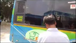 duty ok karne ka chakar m hua DTC bus ka ACCIDENT #cluster #dtc #kejriwal