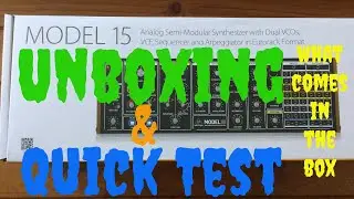 Behringer Model 15 Unboxing - What Do You Get In the Box?