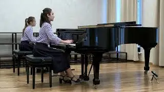 А. Пьяцолла - «Аве Мария» обработка для двух фортепиано Е. Савиной, И. Шамо - «Тройка»