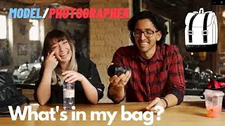 WHAT'S IN MY BAG MODEL VS PHOTOGRAPHER  EDITION!