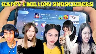 HAPPY 1M SUBS🥰|VIDEO GREETS FROM FAMOUS STREAMERS - MLBB