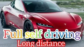 Tesla Live with Full Self Driving Supervised long distance