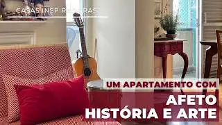 APARTMENT FULL OF HISTORY AND ART, IN A CONCRETE BUILDING WHERE ARCHITECTURE INTEGRATES WITH NATURE