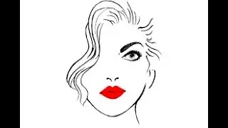 How to draw a girl face/Girl Drawing