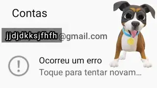 erro ao mudar de conta ou fazer o login no canal muito fácil de resolver vem comigo