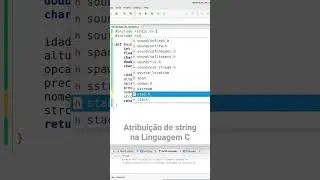 Atribuição de string para uma variável na Linguagem C