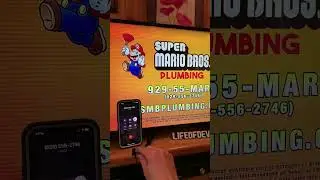 Calling The Super Mario Bros Movie Phone Number (Mario Bros Plumbing Commercial)