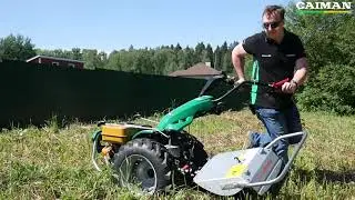 Walk-behind tractors vs. virgin soil! A review of heavy-duty CAIMAN walk-behind tractors 