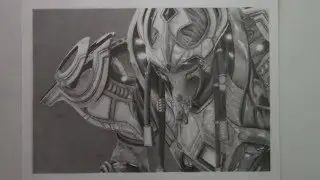 Pencil Drawing - Artanis from StarCraft II: Legacy of the Void