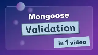 Mongoose Validation in Bangla