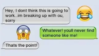 Top funny breakup text