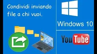 Condividere file da Pc a Pc inviandoli per Posta, o a qualsiasi App che consenta la condivisione.