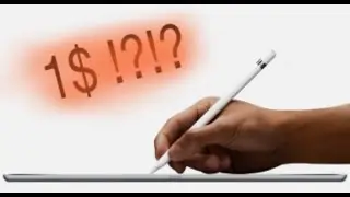 1$ APPLE PENCIL?! DIY IPAD STYLUS + BMW CONCEPT SKETCH!!