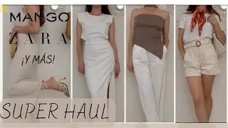 🌞🧡 SUPER HAUL VERANO: ZARA, MANGO Y MÁS | Vestidos, prendas básicas y accesorios ✨