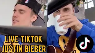 JUSTIN BIEBER FAZ SUA PRIMEIRA LIVE NO TIKTOK