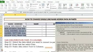 HOW TO SPLIT SINGLE CELL DATA INTO MULTIPLE ROWS IN EXCEL OR BREAKUP OF SINGLE LINE DATA IN PARTS