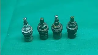 Como reparar un bastago de griferia de agua para evitar fugas