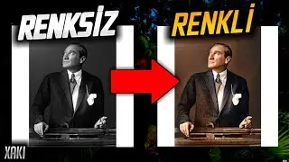 Renksiz Fotoğrafı Renklendirme !! Android Eğitim Türkçe !!