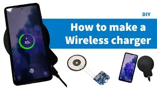 How to make a wireless mobile charger at home |wireless charger | How does a wireless charger work |