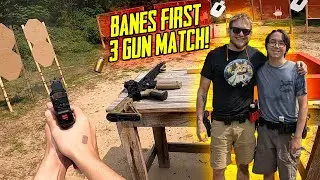 15 Year Olds First 3 Gun Match! Father & Son!