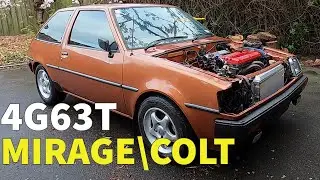 My First Car - 1983 Mitsubishi Mirage \ Mitsubishi Colt 4G63T Engine Swap Sleeper Car