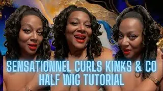 The Best Natural Textured Half Wig | Under $25 | Sensationnel Rain Maker from Amazon Fast Shipping