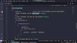 Product of matrix using oops(Classes & Objects) in c++