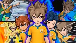 Tenma and Tsurugi (Victor and Arion) Mixi Max | All Hissatsu Techniques | Inazuma eleven Games