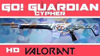 GO! Guardian VALORANT Skin + CYPHER BUDDY IN-GAME | NEW Anime Skins Showcase