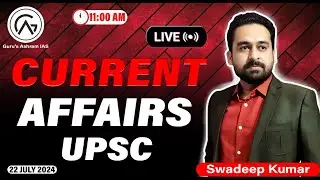 Current Affairs | UPSC Current Affairs | Live Current Affairs Class | #currentaffairs  #live #upsc