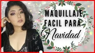 MAQUILLAJE NAVIDEÑO 🎄⛄TUTORIAL ✨🎄 FACIL🎅⛄